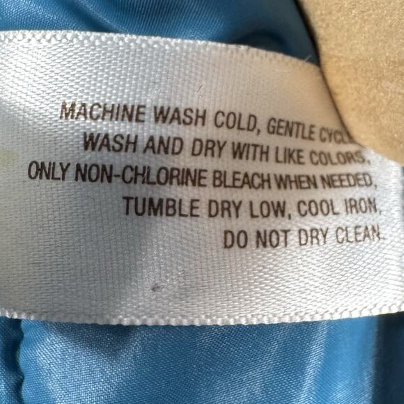 Old Navy Plus 1X Puffer Jacket Hooded Quilted Blue Nylon Warm Winter Coat Womans - Picture 6 of 13